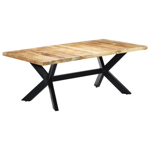 Rustika Rowe -  Dining Table 200x100x75 cm Solid Mango Wood